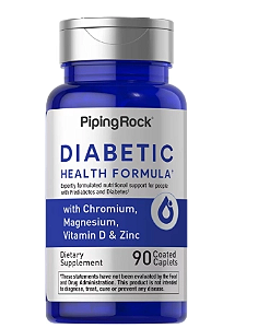 Diabetic Formula, Fórmula para diabéticos, 90 Comprimidos, Pipingrock