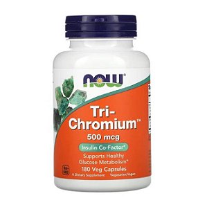 Tri-Chromium, 500mcg, 180 Cápsulas, Now