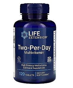 Multivitamínico Two-Per-Day, 120 Comprimidos, Life Extension