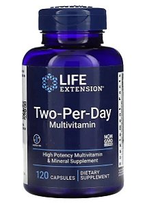 Multivitamínico Two-Per-Day, 120 Cápsulas, Life Extension