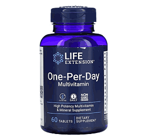 Multivitamínico One Per Day, 60 Tabletes, Life Extension