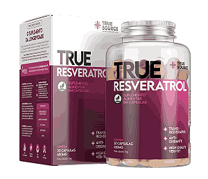 True Resveratrol, 450mg, 30 Cápsulas, True Source