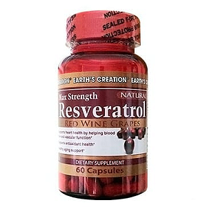 Resveratrol, 100mg, 60 Cápsulas, Earth's Creation