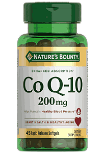 Coenzima CoQ10 200mg, 45 Cápsulas, Natures Bounty