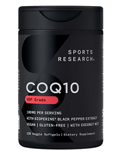 Coenzima CoQ10 100mg, 120 Cápsulas, Sports Research