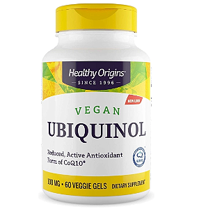 Ubiquinol, CoQ10 100mg, 60 Cápsulas, Healthy Origins