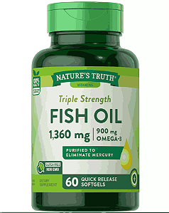 Ômega 3, 1400mg, 60 cápsulas, Nature's Truth