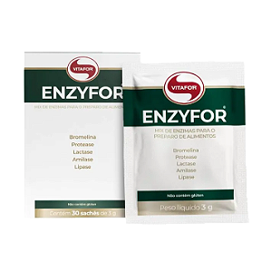 ENZYFOR, Mix de Enzimas, 30 sachês, 3g, Vitafor