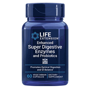Enzimas Super Digestivas e Probióticos, 60 Cápsulas, Life Extension