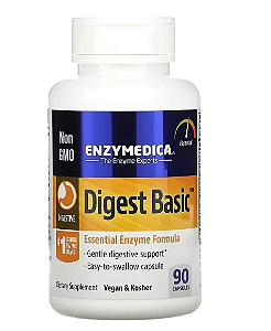 Digest Basic, Enzimas Essenciais, 90 Cápsulas, Enzymedica