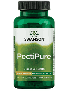 Pectipure, Pectina Cítrica Modificada 600mg, 60 Cápsulas, Swanson