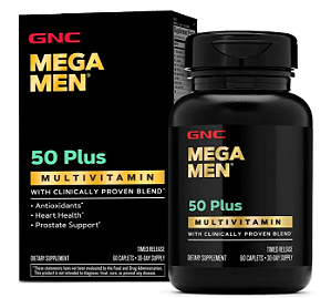 Mega Men 50 Plus Verde, 60 Cápsulas, GNC