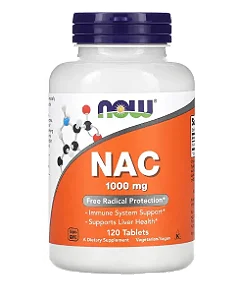 NAC, 1.000mg, 120 comprimidos, Now