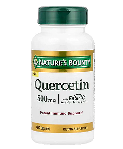 Quercetina 500mg com Ester-C, 60 Cápsulas, Nature's Bounty