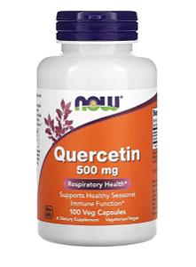 Quercetina, 500mg, 100 Cápsulas, Now