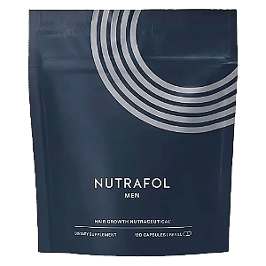 Nutrafol Men's Hair Growth, Para Crescimento Capilar Masculino, 120 cápsulas, Refil