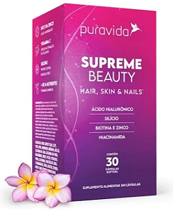 Supreme Beauty, Hair Skin & Nails, 30 Cápsulas, Puravida