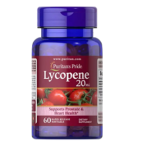 Licopeno (Lycopene), 20mg, 60 Cápsulas, Puritans Pride