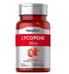 Licopeno 20mg, 120 Cápsulas, PipingRock