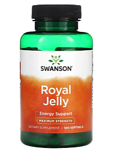 Royal Jelly, Geleia Real Potência Máxima, 133.33mg, 100 Cápsulas, Swanson
