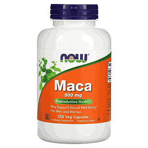 Maca, 500mg, 250 Cápsulas, Now