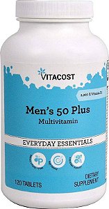 Multivitamínico Men's 50 Plus - 120 Comprimidos, Vitacost