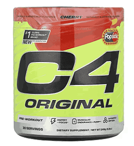 Pré Treino C4 Original, Cherry Popsicle, 249g, Cellucor