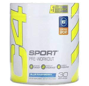 Pré-treino C4 Sport, 213g Sabor Blue Raspberry, Cellucor
