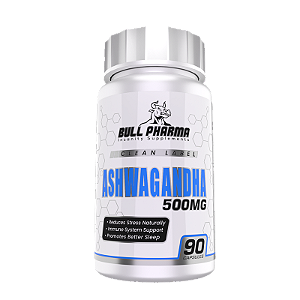Ashwagandha 500mg, 90 Cápsulas, Bull Pharma