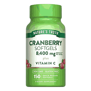 Cranberry 8.400mg Plus 150 Softgels - Nature's Truth