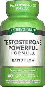 Suplemento de Testosterona Nature’s Truth para Homens 60 Softgels