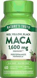 Maca, 1.600mg, 60 Cápsulas de Liberação Rápida, Nature's Truth