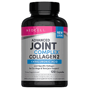 Complexo Articular Colágeno Tipo 2 + Ácido Hialurônico, 120 Cápsulas - Neocell