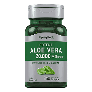 Aloe Vera, 20,000mg , 150 Cápsulas - Piping Rock