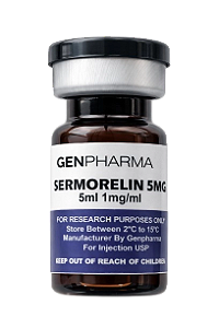 Sermorelin 5mg, Redução de Gordura Aumento da Massa Muscular, Gen Pharma
