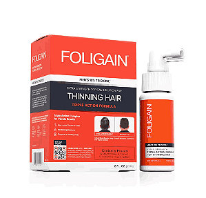Minoxidil 10% Foligain Spray com Trioxidil 59ml – Tratamento Capilar Intensivo 1 Mês