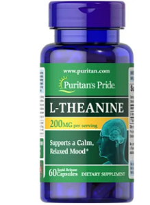 L-Theanine, 200mg, 60 Cápsulas, Puritan's Pride