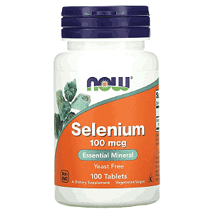 Selênio, 100mcg, 100 Comprimidos, Now