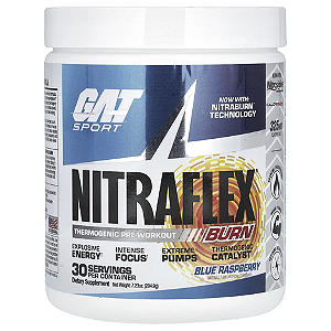 Pré-Treino Nitraflex, 300g Sabores, GAT Sport