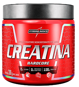 Creatina 100% Pura Hardcore, 300g, Integralmedica