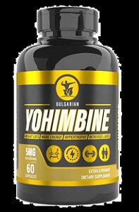 Ioimbina 5mg, Yohimbine, 60 Cápsulas, Bulgarian