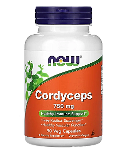 Cordyceps, 750mg, 90 Cápsulas, Now