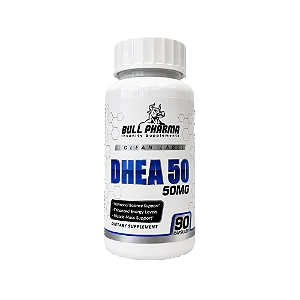 DHEA 50mg, Energia, Disposição e Suporte Hormonal, 90 Cápsulas, Bull Pharma