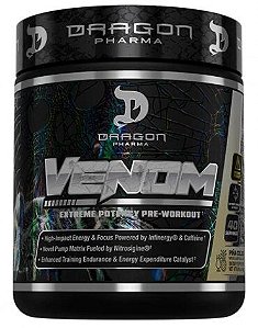 Pré-Treino Venom, 196g, Sabor Passion fruit, Dragon Pharma