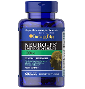 Neuro Ps, Fosfatidilserina 100mg, 60 Softgels, Puritan's Pride