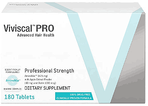 Viviscal PRO Hair Growth, Suplemento para Crescimento Capilar, 180 Comprimidos