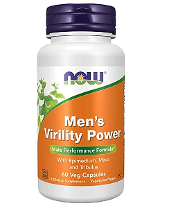 Men's Virility Power, Para Potência Masculina, 60 Cápsulas, Now Foods