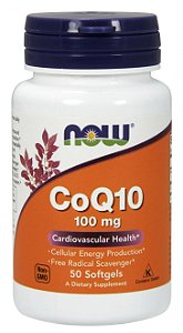 Coenzima Q-10 (Coq10- 100Mg 50 Cápsulas) - Now Foods