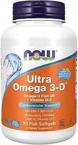 Ultra Omega 3-d Now - 90 Fish Softgels