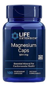 Magnésio Caps 500mg 100caps Life Extension